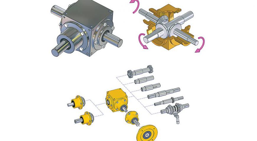 Unimec drive bevel system deflector gearboxes
